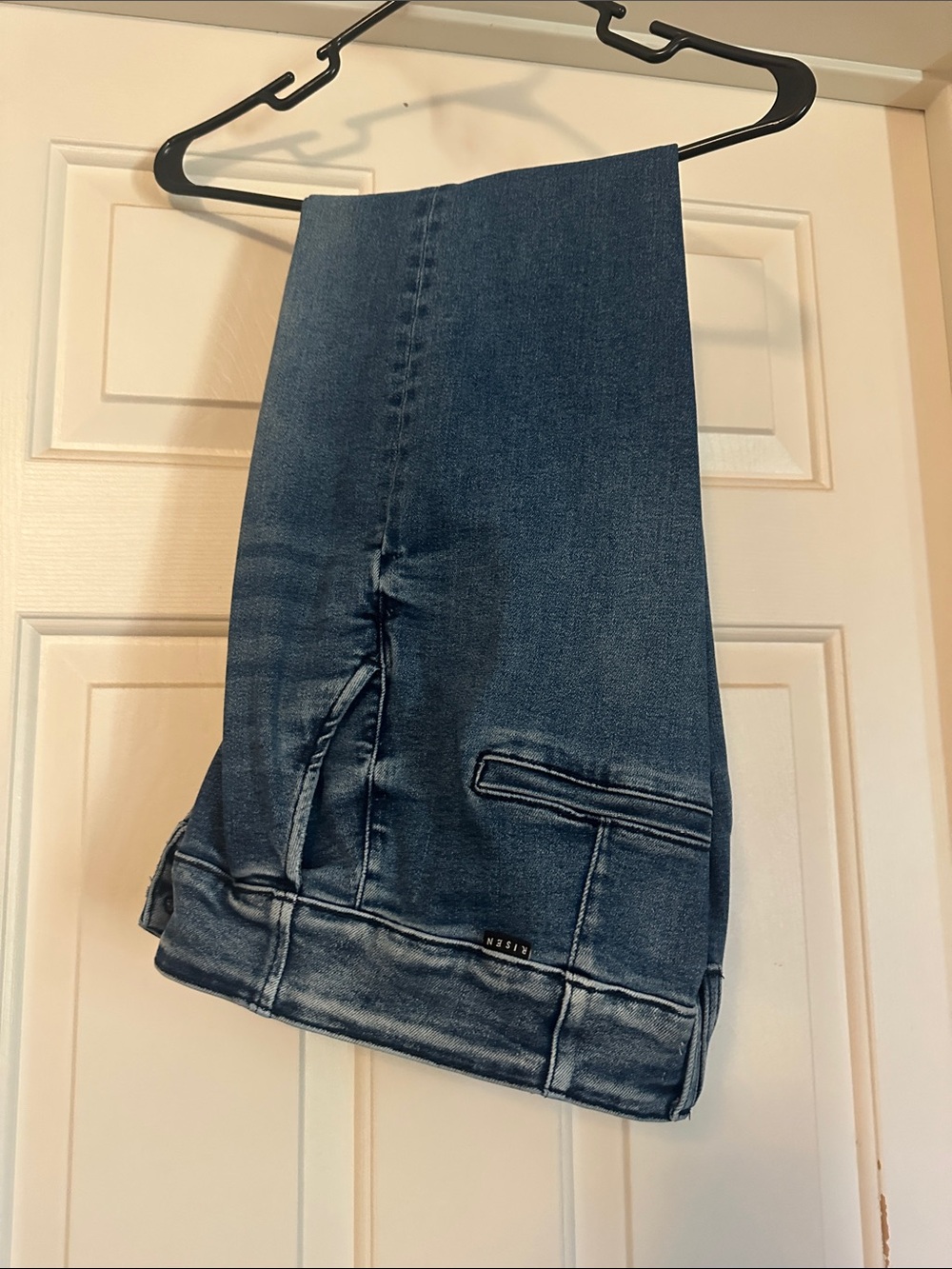 Women's Risen Trouser Jeans - Classic Indigo Stretch